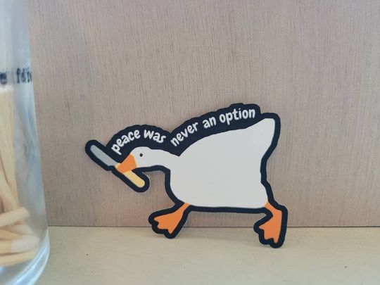 Discover Silly Goose Sticker, Funny Sticker