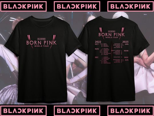 Discover Blackpink Tour Tshirt | Blackpink Born Pink | Blackpink Shut Down