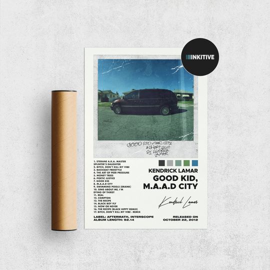 Discover Kendrick Lamar Good Kid Maad City Poster