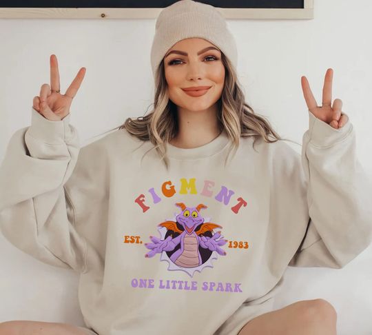 Discover Vintage Figment Sweatshirt, Figment Est 1983 Sweatshirt