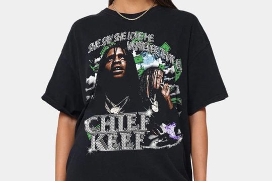 Discover Chief Keef Rapper Vintage Graphic Tshirt - Chief Keef Vintage Graphic