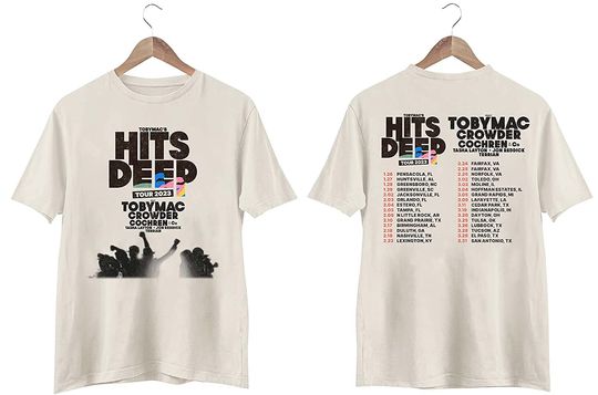 Discover Toby Mac Shirt, Hits Deep Tour 2023 Shirts