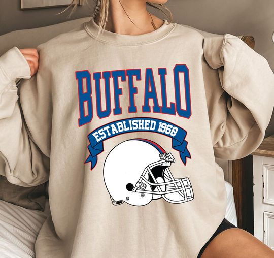 Discover Buffalo Bills Classic Football Sweatshirt