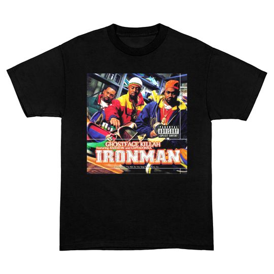 Discover Ghostface Ironman Shirt, 90s Vintage Style T-shirt