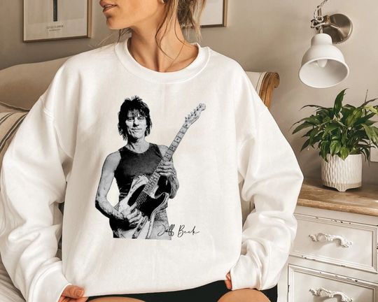 Discover R.I.P Jeff Beck 1944-2023 Memories Shirt, Jeff Beck RIP Guitar Legend Merch, Memories Shirt