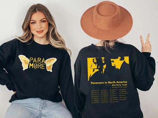 Discover Paramore 2023 Tour T-Shirt, Paramore In North America Tour Fan Sweatshirt