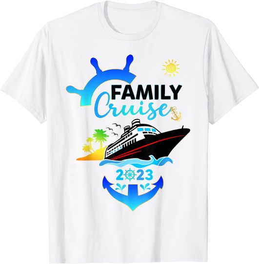 Discover Cruise Family Vacation Matching Group Crew Squad 2023 T-Shirt