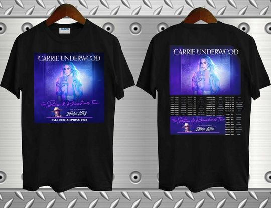 Discover Carrie Underwood Denim And Rhinestones Tour 2023 T-Shirt, Carrie Underwood Tour Shirt