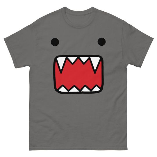 Discover Domo Kun Face T-Shirt, Monster Eyes mouth shirt, Cartoon graphic