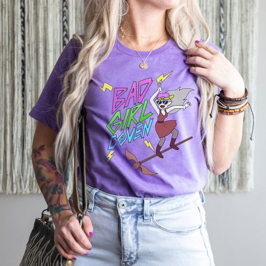 Discover Bad Girl Coven Shirt, The Owl House Bad Girl Coven T-Shirt, Hexside School of Magic and Demonics