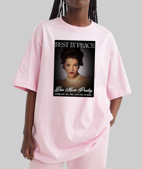 Discover Lisa Marie Presley Fan Shirt, Lisa Marie Presley 1968-2023 Shirt, Rip Singer Shirt