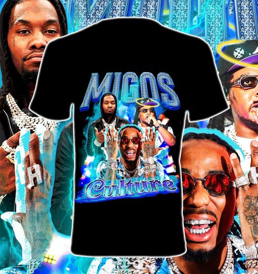 Discover MIGOS design// tshirt, Hip Hop Rap Shirt, Migos TShirt