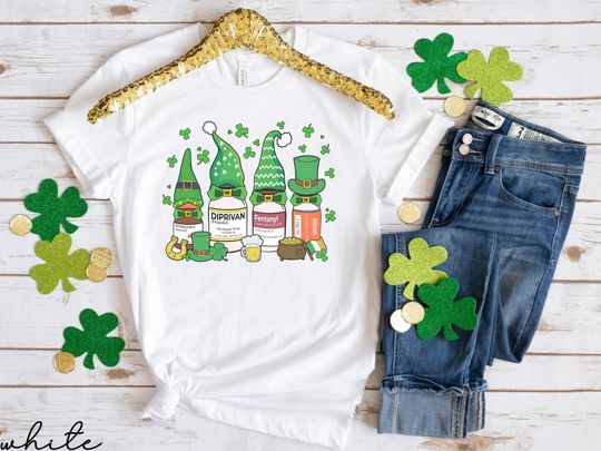 Discover St Patrick's Day Nurse Shirt, Funny St Paddys Nurse Shirt
