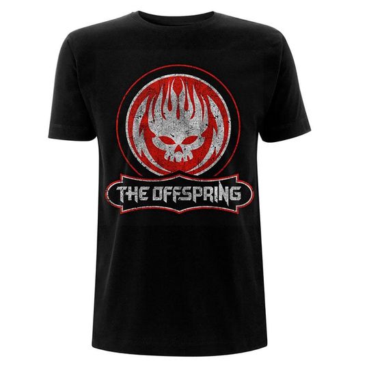 Discover The Offspring Unisex Tee: Distressed Skull