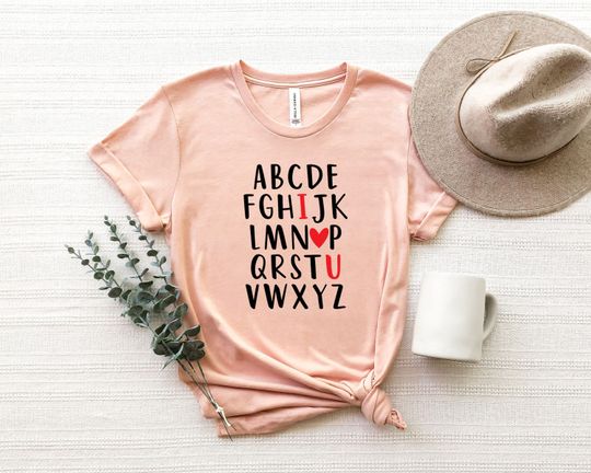 Discover I Love U Teacher Valentine Shirt