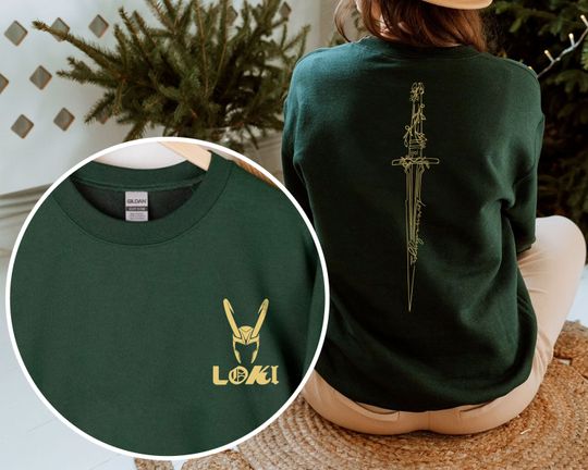 Discover Love Is A Dagger Sweatshirt, Loki Sweater, God of Mischief