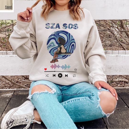 Discover SZA SOS Shirt, SOS Album Cover Sweatshirt