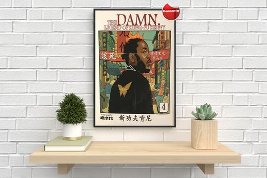 Discover DAMN The Legend Of Kung-fu Kenny Album Poster -Album Cover Poster