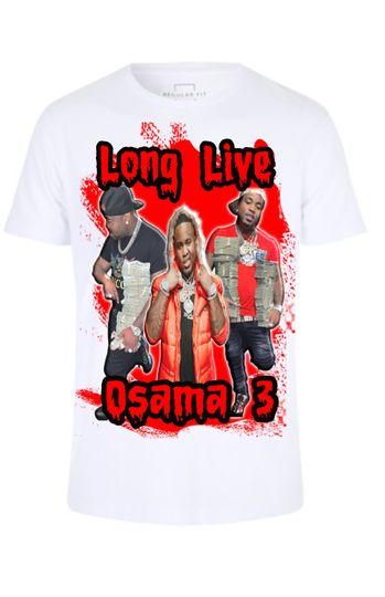 Discover Long Live Osama 3, Mo3 Rapper T-shirt