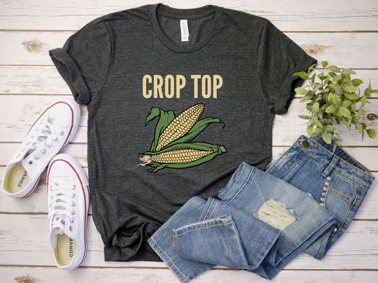 Discover Crop Top Shirt, Farm Shirt, Corn Shirt, Crop Top