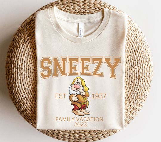 Discover Sneezy Seven Dwarfs Shirt
