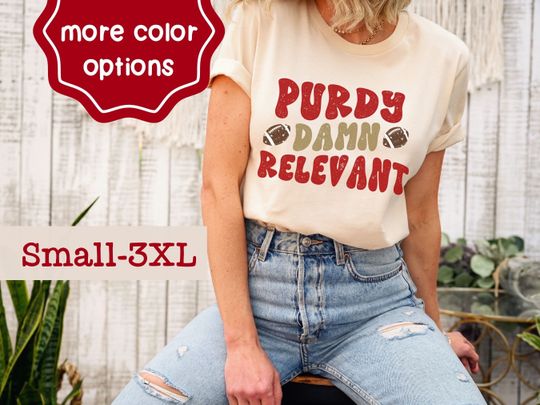 Discover Mr Irrelevant shirt, Purdy Damn Relevant T Shirt