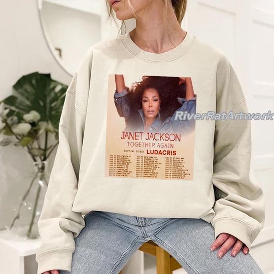 Discover Janet Tour 2023  TogetherAgain Tour Sweatshirt