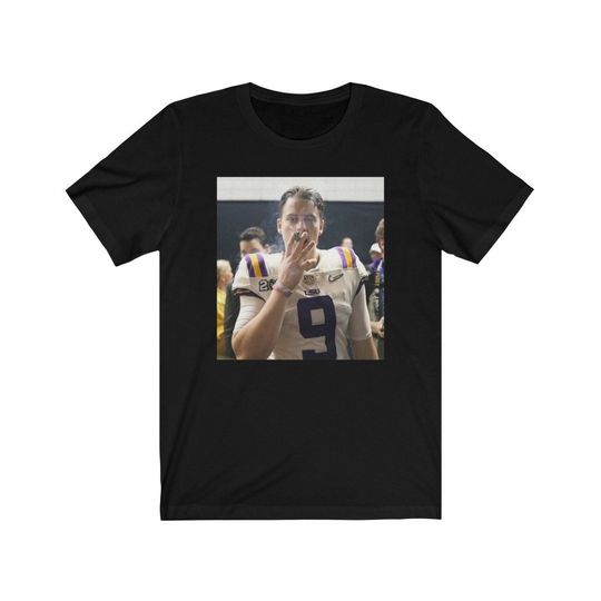 Discover Joe Burrow S.moking Cigar Shirt, Joe Burrow Shirt, Football Shirt