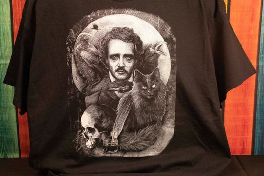 Discover Edgar Allan Poe Graphic Tee