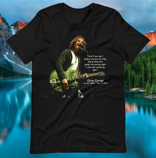 Discover Chris Cornell T-Shirt, Remembering Chris Cornell Quotes T Shirt