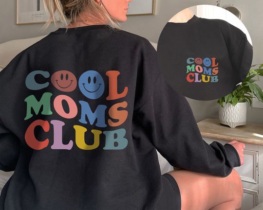Discover Cool Moms Club Sweatshirt, Mama Sweatshirt, Cool Mom Club, Cool Mama Sweatshirt
