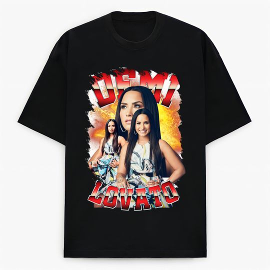 Discover Demi Lovato Pop Music R&B Hip Hop Vintage Rapper Graphic Tee T-shirt