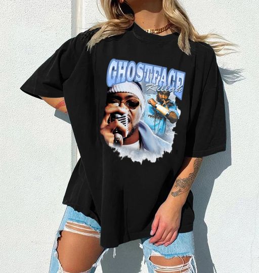 Discover Ghostface Killah Rapper Vintage Graphic Tshirt - Ghostface Killah Vintage Graphic