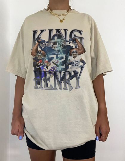 Discover Derrick Henry Tribute T-Shirt, Henry 22 Design