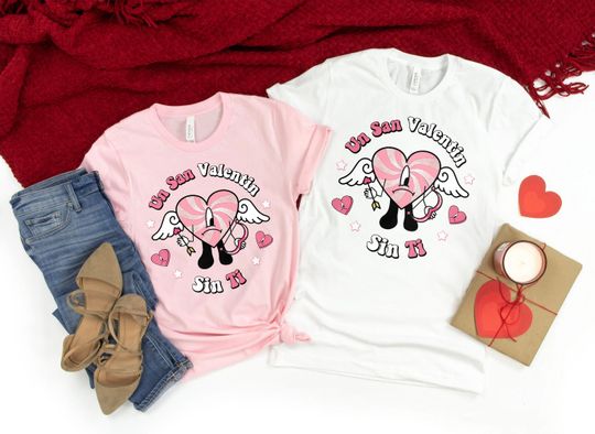 Discover Xoxo Bad Bunny Heart Shirt, Bad Bunny Valentines Tshirt