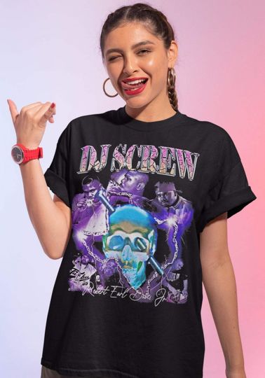 Discover DJ Screw Vintage Graphic Tshirt For Men And Women