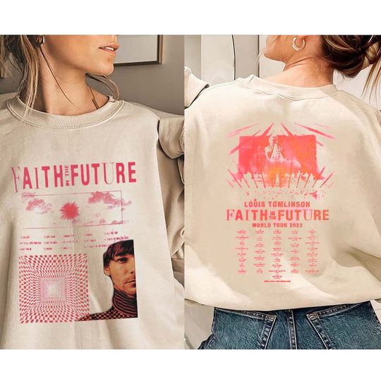 Discover Louis Tomlinson 2023 Faith In The Future Tour Sweatshirt - Fan Apparel