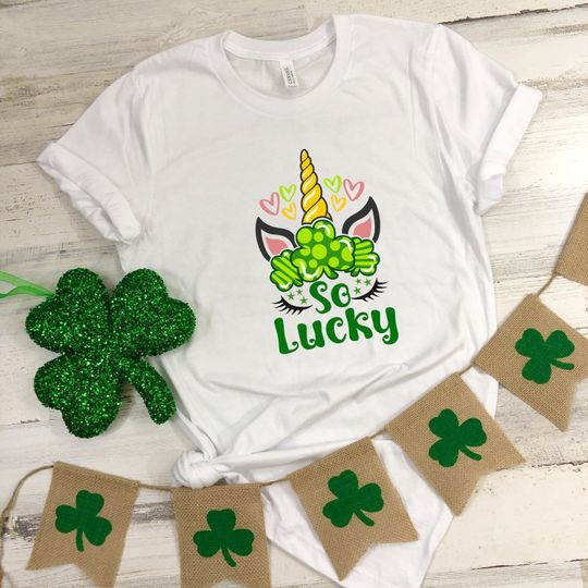Discover Lucky Unicorn Patrick Day Gnomes Shirt