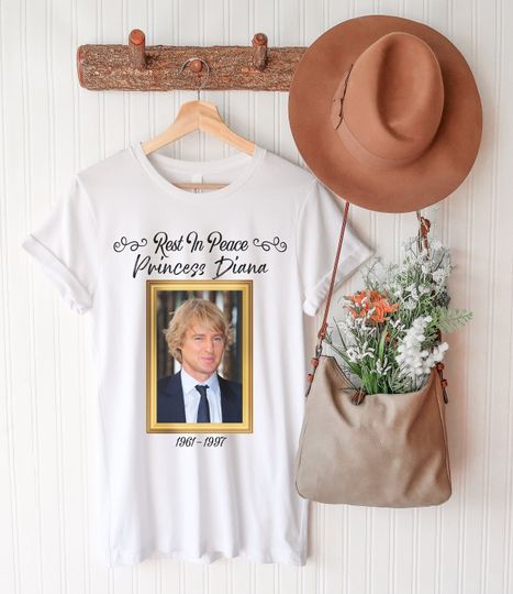 Discover Rest In Peace Princess Diana Owen Wilson Shirt