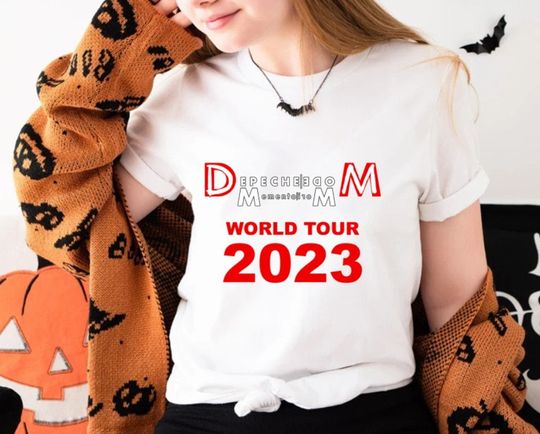 Discover Depeche Mode Memento Mori World Tour Shirt, Depeche Mode Tour 2023 Shirt