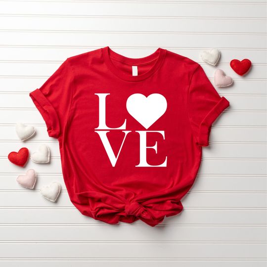 Discover Love Heart Valentines Shirt