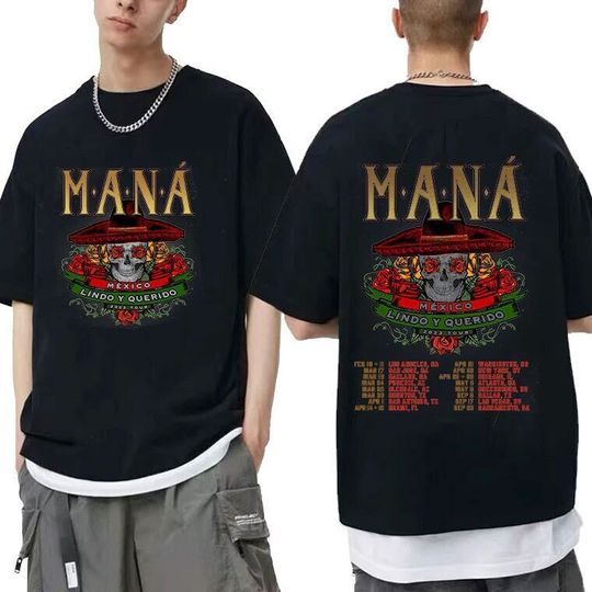 Discover Man Mxico Lindo y Querido US Tour 2023 T Shirt