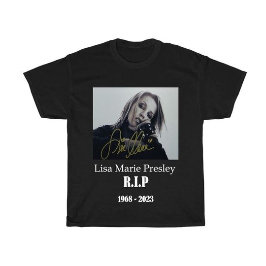 Discover RIP Lisa Marie Presley T-Shirt - Tribute to a Legend