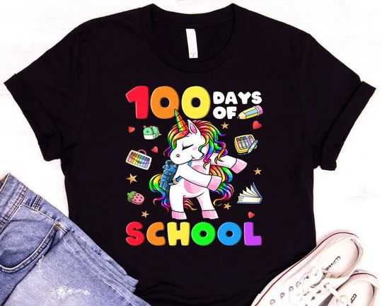 Discover 100 days School Shirt, 100th Day Shirt, Unicorn Shirt