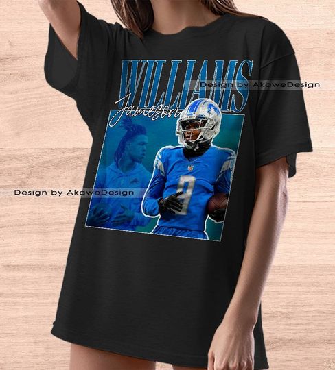 Discover Jameson Williams Shirt Vintage 90s #9/Wide Receiver Shirt