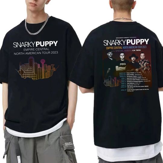 Discover Snarky Puppy North American Tour 2023 Shirt, Snarky Puppy Band Shirt