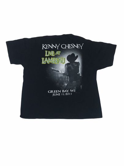 Discover Vintage 00s Kenny Chesney live at Lambeau 2011 t shirt