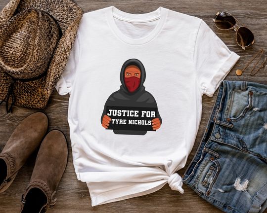 Discover Justice For Tyre Nichols Tshirt, Custom Black History Month Shirt, Black Lives Matter Tee