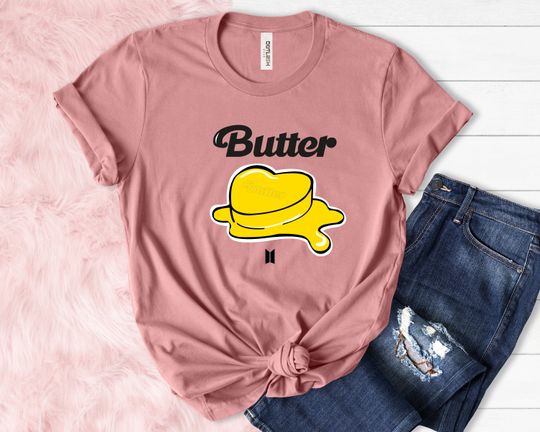 Discover BTS Butter Logo T-Shirt - Trending Design