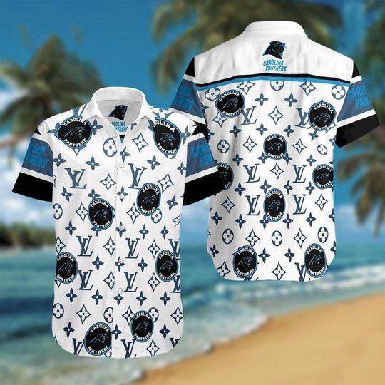 Discover Carolina Panthers Symbol Luxury Hawaiian Shirt